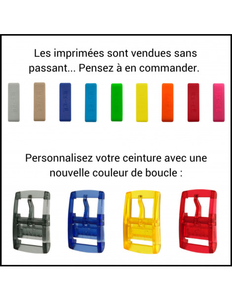 boucles et passants interchangeables