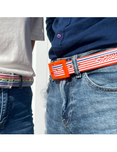 Ceinture Stripes Rainbow