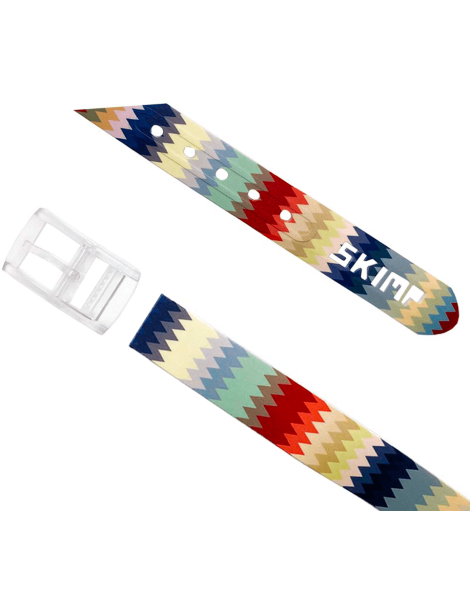 ceinture imprimée zig zag