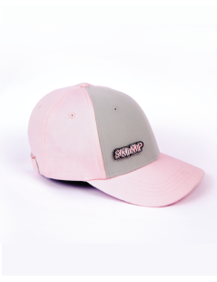 CASQUETTE À PATCH ROSE