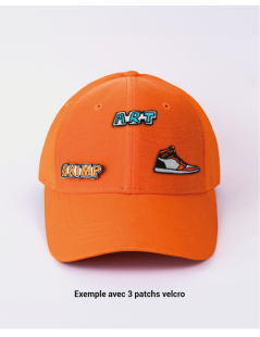 CASQUETTE À PATCH ORANGE