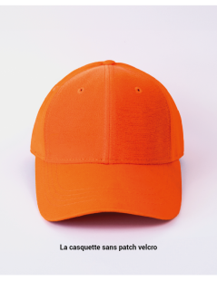 CASQUETTE À PATCH ORANGE