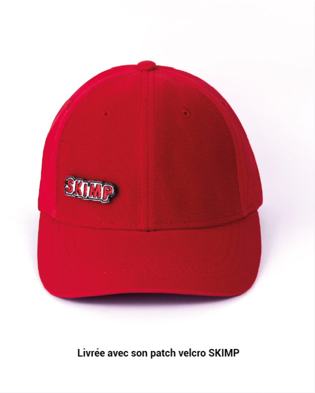 CASQUETTE À PATCH ROUGE