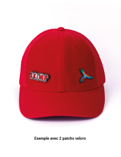 CASQUETTE  ROUGE À PATCH