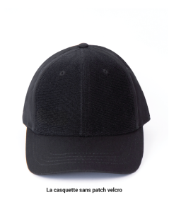 CASQUETTE À PATCH NOIRE