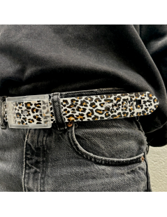 Ceinture Panthère Blanche